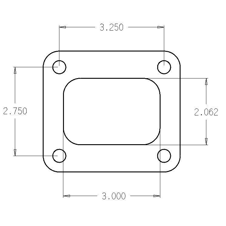 Cometic C4516 Turbo flange gasket T4